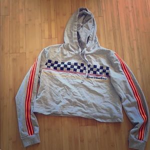 Cropped Good Vibes Hoodie